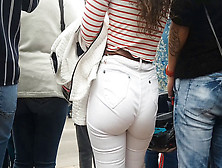 1080P – White Jeans Big Bubble Butt