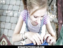 Mybabysittersclub - Tiny Baby Sitter Caught Masturbating
