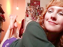 Amateur Ginger Reveals And Worships Her Delicious Toes And Feet In Compilation