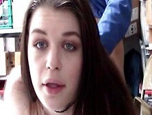 Pretty Brunette Thief Anastasia Rose Nailed By Lp Officer