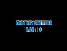 19 Yr Old Whitney Stevens Gets Her First Gangbang