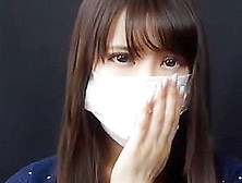 Japanese Girls Wear Medical Masks And Kiss Camera For You Part 2