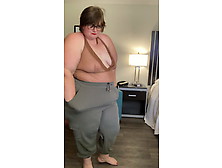 Shy Bbw Strips And Dances Cutely To Show Off Sexy Lingerie