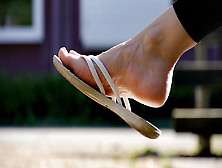 Feet 060 - Skanks Soles Exposed While Wearing Flip Flops