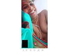 Sweet Desi Wifey Showing Tits And Twat On Webchat