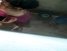 Basanti Bhabi Bathing 6 Wearing Blowge