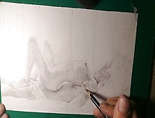 Sex Picture Art #4 - Spooning Sex Position