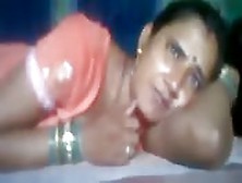 Mature Indian Babe Fucks Her Man On Cam