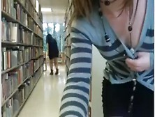 Flashing In Public Library