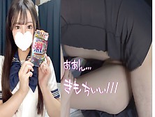Cute Japanese Girl Who Feels So Much After Being Poked A Lot With A Coarse Condom.