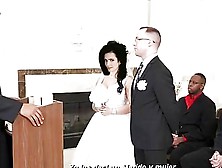 Boda - Denise Milani In Interracial Wedding Gangbang With Cum On Tits