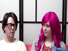 Busty Nerdy Girl Jessica Lo Fucked By Fake Producer