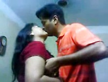 Amateur Indian Couple Kiss Sensually Close Up