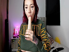 Redhead Webcamer Loves Big Cocks That Make Her Scream With P