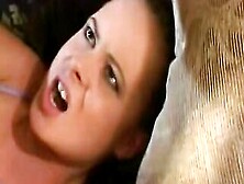 Sexual Dark Haired 18 Year Old Fucks A Stud On The Couch And Gets Her Face Cummed