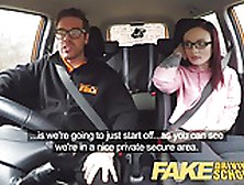Fake Driving School 19Yr Petite American Student Creampie