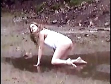 Gina In The Mud