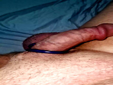 Nasty Cock With Cockrings And Much Cum