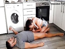 Passionate Filthy Pov Sex Into The Kitchen.  Beauty Stepdaddy Fucks Me Into The Kitchen