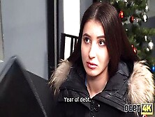 Young Russian Brunette Shows Off Her Debt-Free Skills By Trying To Get Cash For A Car