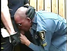 Horny Policemen Sucking Outdoor