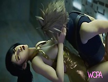 Tifa And Cloud Have Quick Sex In Public - [ Wopa ]