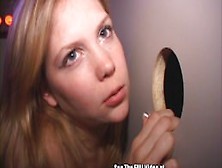 Blonde Amy Schumer Blowing Strangers In Glory Hole