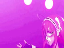 Petite Anime Girl With Pink Hair Blowjobs And Rides A Big Dick - Hentai