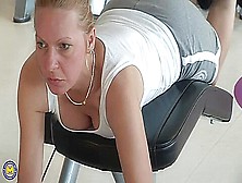 These Mature Ladies Love To Exercise Naked With Svetla M. ,  Katarina M.  And Rayna