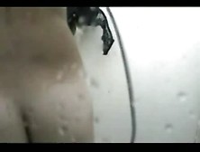 Cute Chick Taking A Shower On Hidden Cam