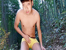 Boy Jizm Bamboo Forest Getting Off Orgasm Cute Grove Super Cute Teen China Japan Grove Boys