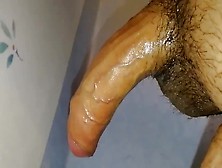 Oily Uncircumcised Tiny Rod Gets A Quickie Jerkoff Into A Slow Motion Wall Shot Sperm Splurge!