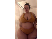 Jessica Thick Chubby Sexy Cellulite Butt Thighs Twerking 8