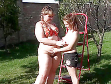 Lesbian Fisting Outdoor Style