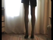 P 1-4 - Foot Fetish: My Feet In Stockings With Open Mul