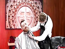 Barber Logan Bell Shaves And Fist Fucks Nathan Daniels