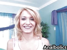 Cute Blonde Girl Gets Ready For Her Suprise Cock