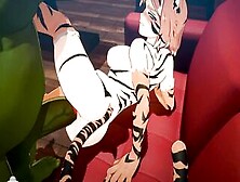 Furry Tiger Banged By Huge Penis Orc 3D Anime