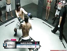 Slender Inked Blonde With Tiny Hooters Fucks Into A Boxingring