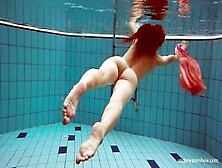 Perfect Russian Underwater Teens Showing Petite Pussy