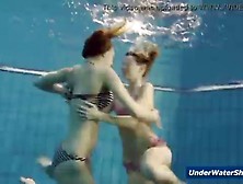 Teens Stripping Each Other Underwater