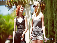 Elle Alexandra And Kristen Smoking