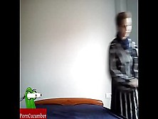 Young Couple Having Sex In Their Sister Parents' Bed. Homemade Voyeur Iv075