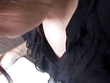 Downblouse Vid Of A Shy Asian Abbe With Small Tits