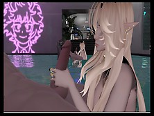 Vr Erp,  Attractive Blonde Gives Head And Gets Nailed Hard In Pool