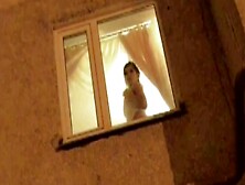 Naked Girl In The Window