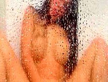 Latina Is Fingering In The Shower