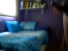 Hot Ponytailed Latina Sucks And Rides Her Bf On The Bed