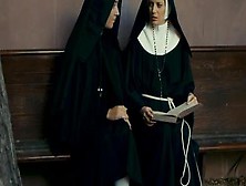 Gorgeous Blue-Eyed Nun Charlotte Stokely Gets Tempted By Other Nuns