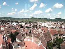 Top View Of Sibiu Romania